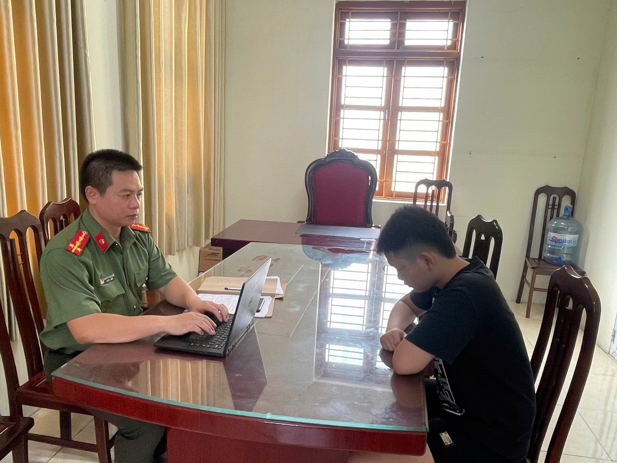Công an phường Thái Bình phát hiện, xử lý trường hợp đăng tải thông tin kích động bạo lực trên không gian mạng