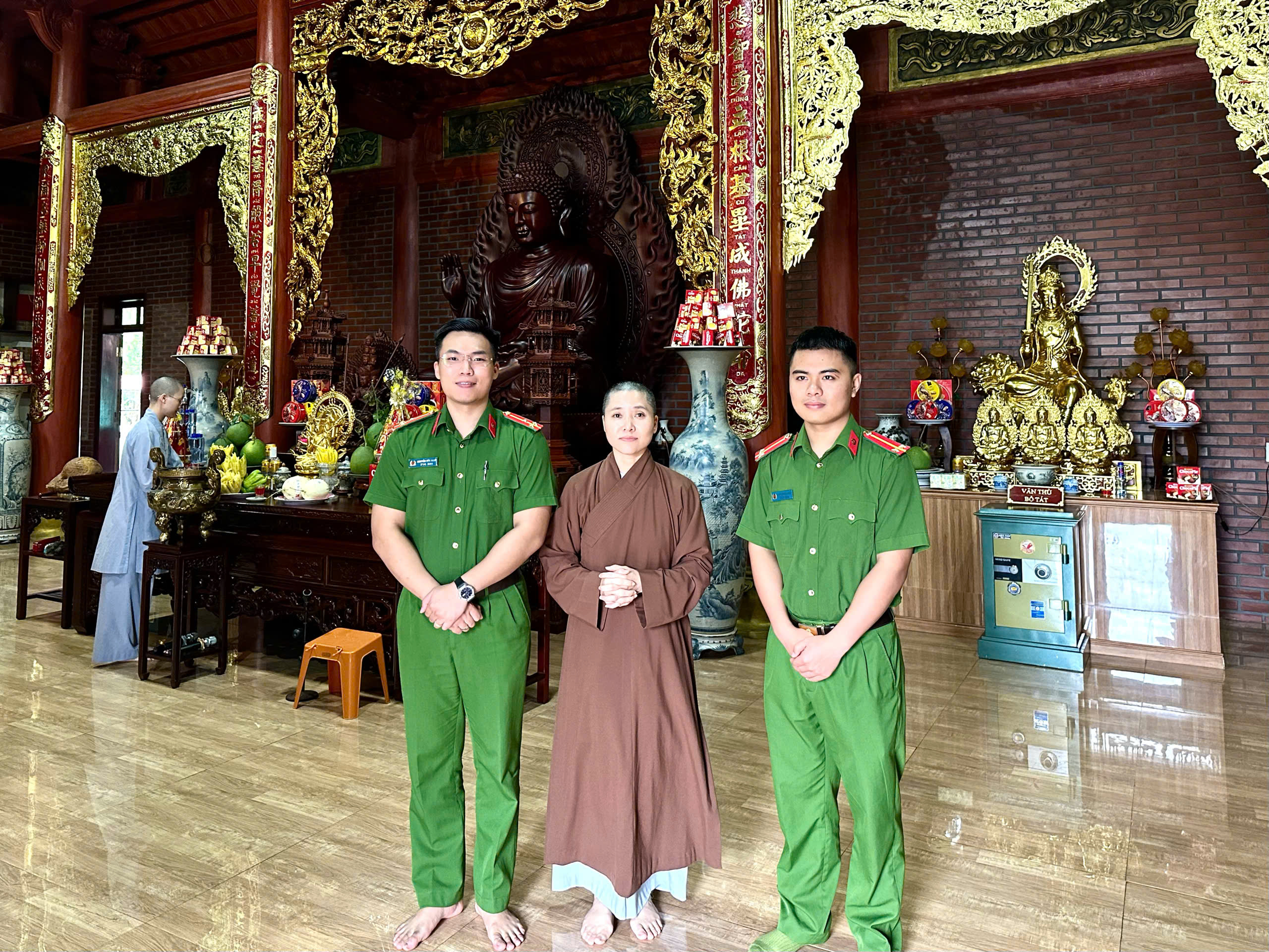 Công an xã Bắc Thái Ninh chủ động nắm tình hình, bảo đảm an ninh, trật tự Đại lễ Vu Lan năm 2026