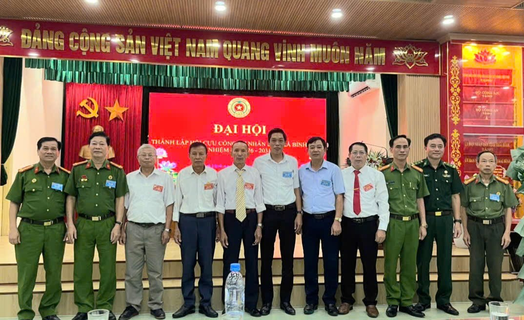 Công an xã Bình Định phối hợp tổ chức thành công Đại hội thành lập Hội Cựu Công an nhân dân xã Bình Định, nhiệm kỳ 2026 - 2031