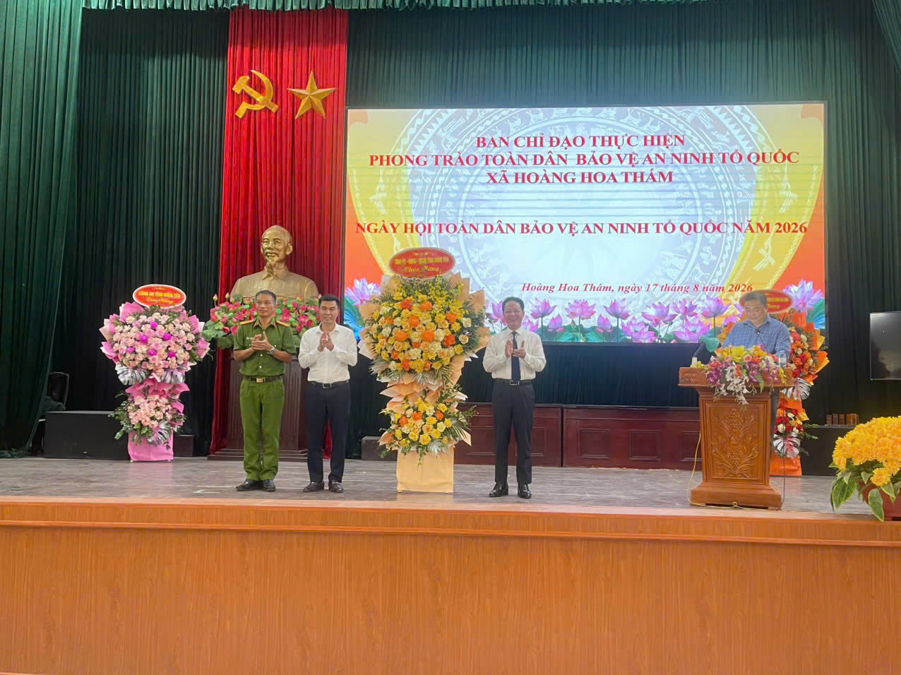 Công an xã Hoàng Hoa Thám tham mưu tổ chức Ngày hội toàn dân bảo vệ an ninh Tổ quốc năm 2026