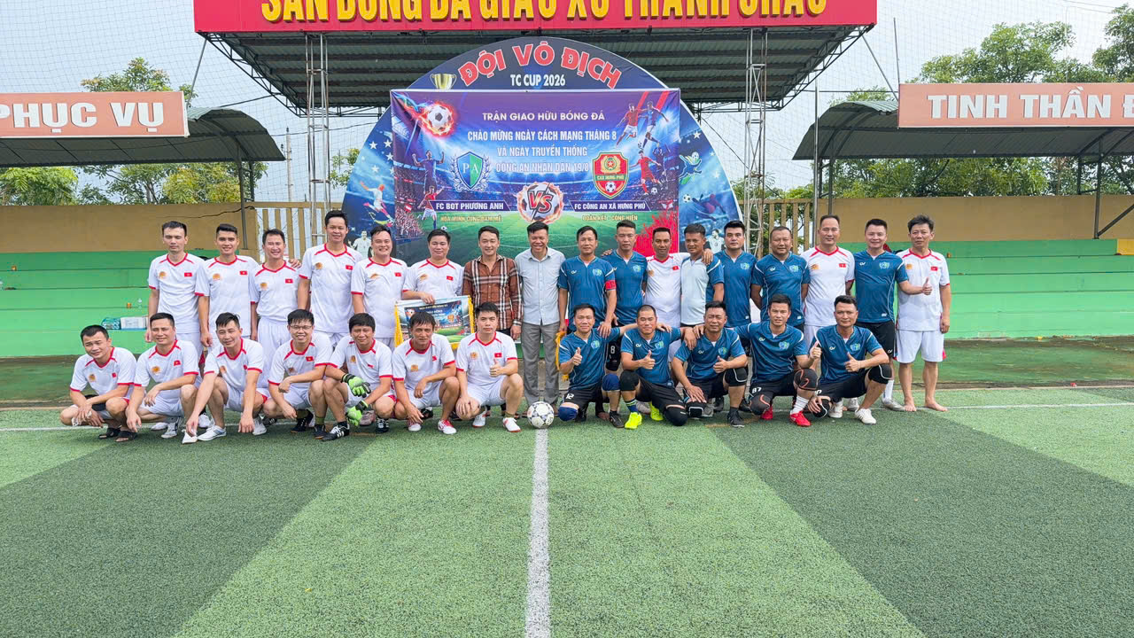 Công an xã Hưng Phú tổ chức chuỗi hoạt động thể dục thể thao chào mừng 81 năm Ngày truyền thống lực lượng Công an nhân dân.