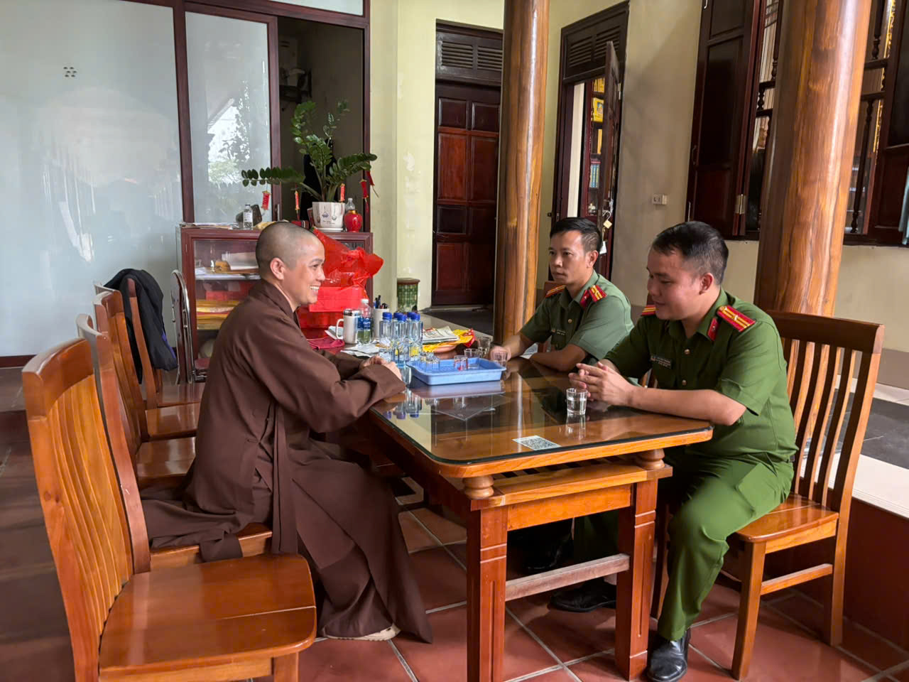 Công an xã Nam Cường chủ động triển khai các biện pháp bảo đảm an ninh, trật tự Đại lễ Vu Lan năm 2026.