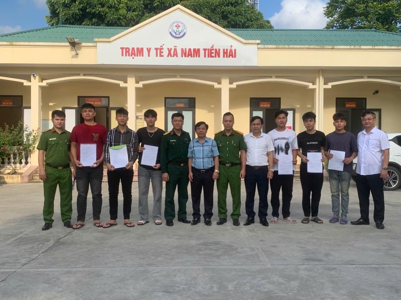 Công an xã Nam Tiền Hải chủ động tuyên truyền, vận động công dân tình nguyện thực hiện nghĩa vụ tham gia CAND năm 2027
