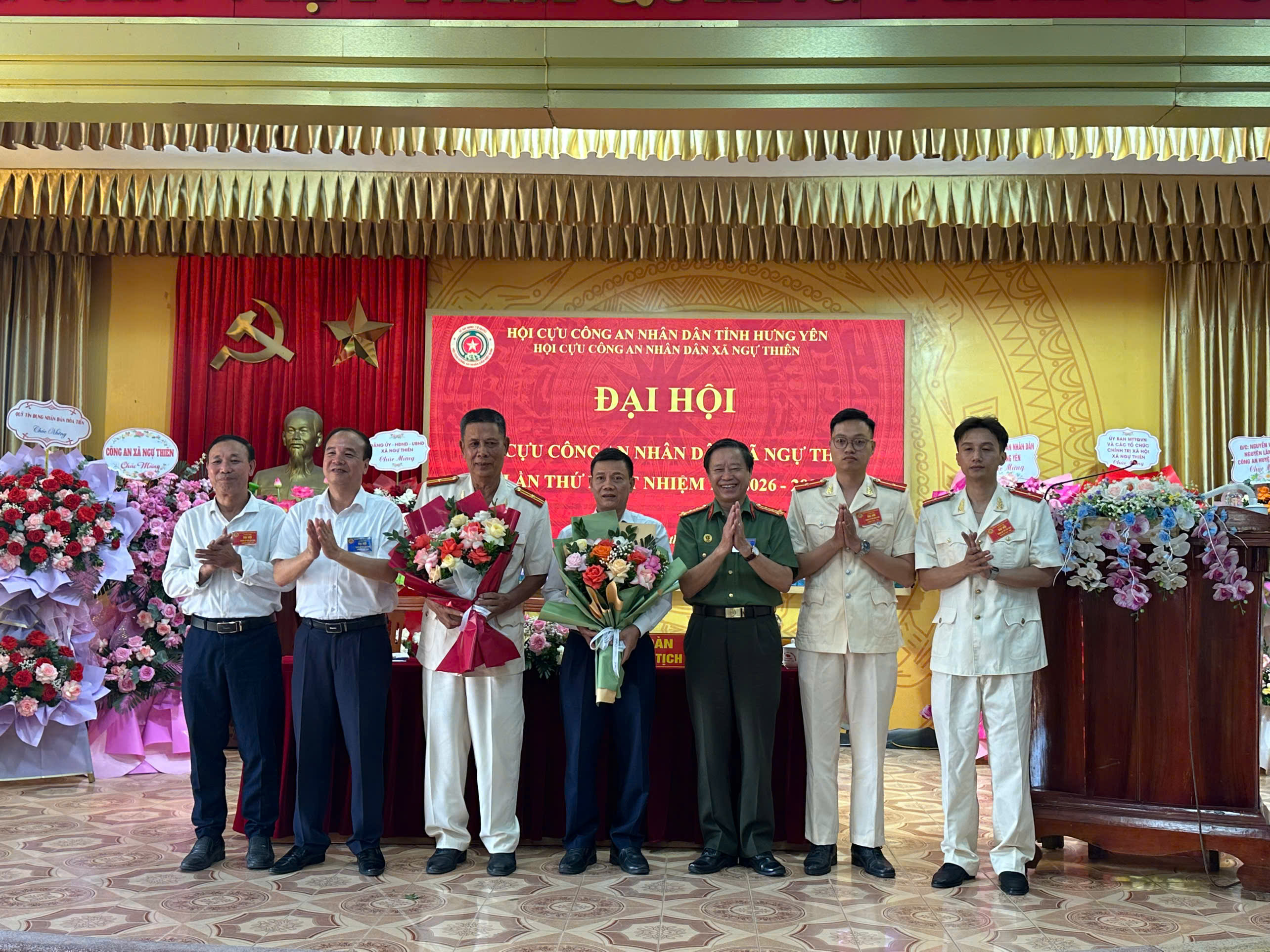 Công an xã Ngự Thiên phối hợp tổ chức thành công Đại hội thành lập Hội Cựu Công an nhân dân xã Ngự Thiên lần thứ I, nhiệm kỳ 2026- 2031