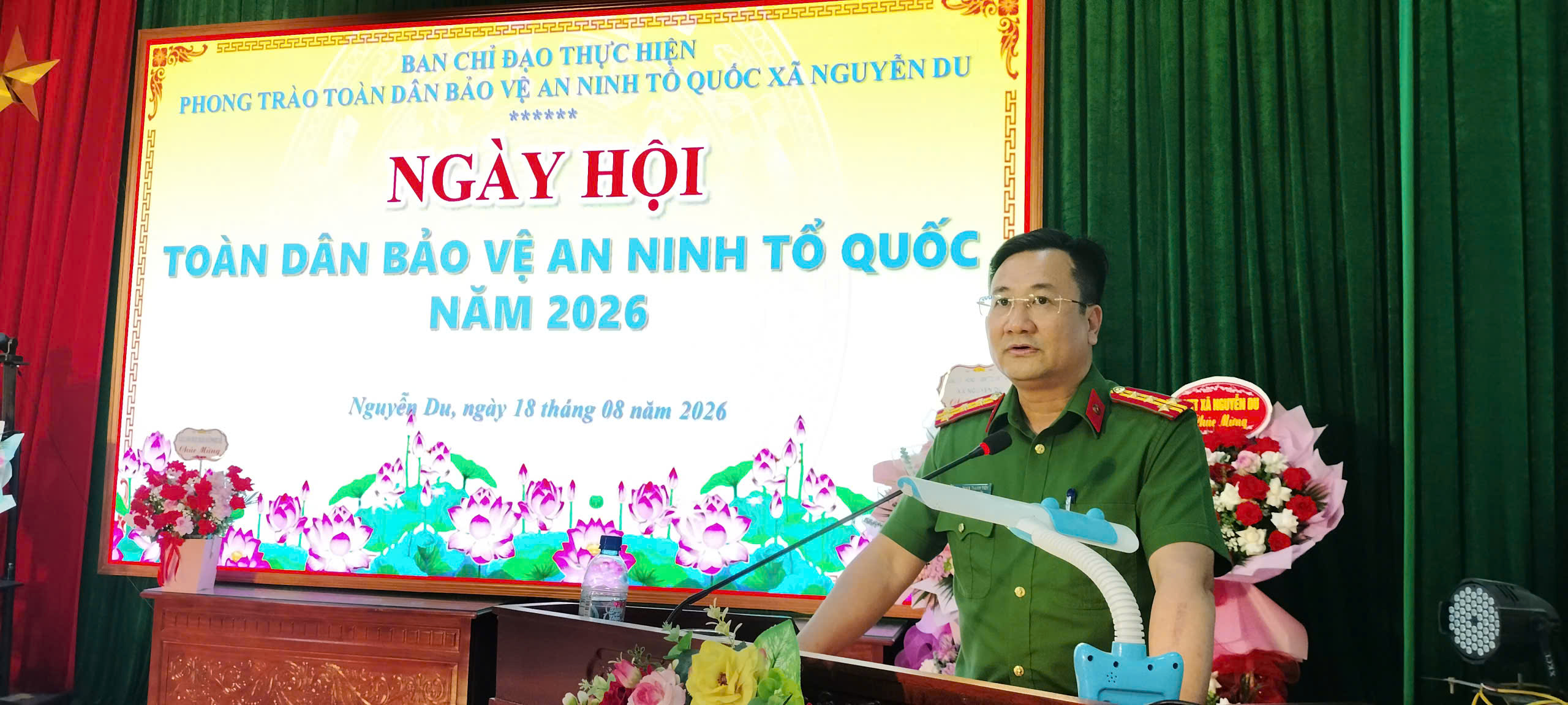 Công an xã Nguyễn Du tham mưu tổ chức thành công “Ngày hội toàn dân bảo vệ an ninh Tổ quốc năm 2026”
