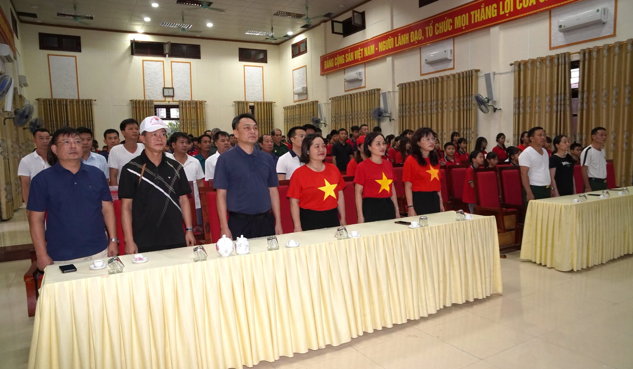 Công an xã Nguyễn Trãi bảo đảm an ninh, trật tự hoạt động “Cùng Việt Nam tiến” bước năm 2026