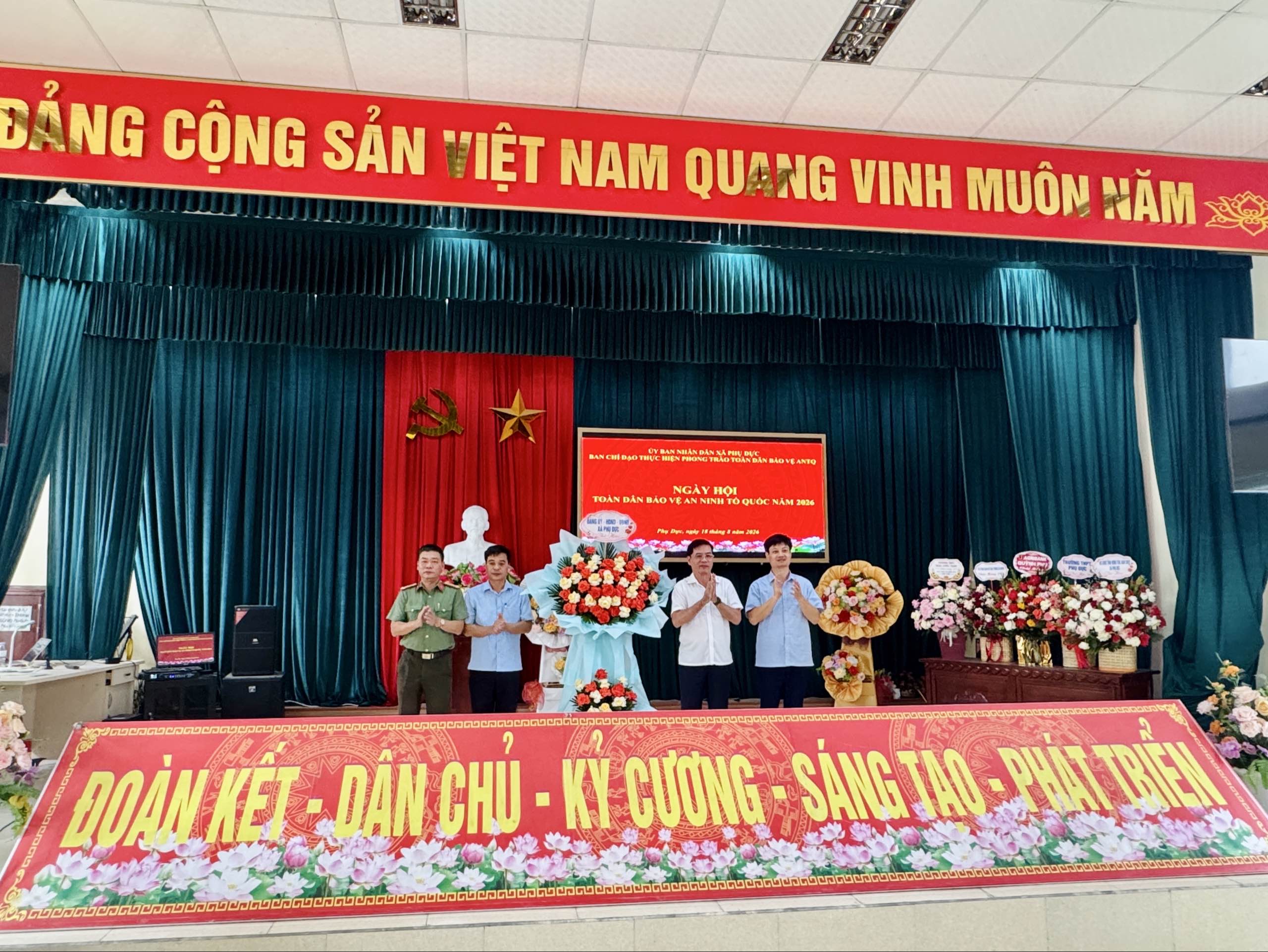 Công an xã Phụ Dực tham mưu tổ chức thành công “Ngày hội Toàn dân bảo vệ an ninh Tổ quốc” năm 2026