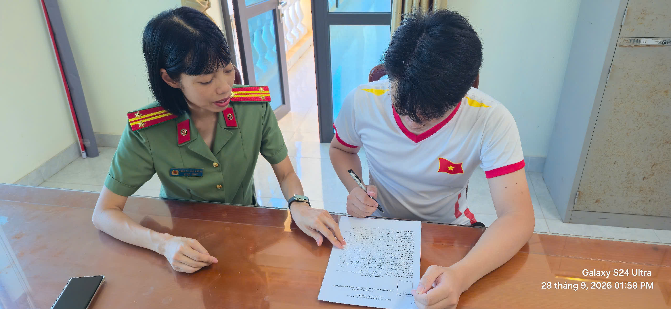 Công an xã Tân Thuận chủ động tuyên truyền, vận động thanh niên tham gia nghĩa vụ Công an nhân dân trước mùa tuyển quân năm 2027