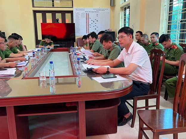 Công an xã Thái Ninh chủ động tham mưu UBND xã triển khai phương án bảo đảm an ninh trật tự, phục vụ công tác giải phóng mặt bằng dự án Đầu tư xây dựng và kinh doanh kết cấu hạ tầng Khu công nghiệp Liên Hà Thái (Green iP3)