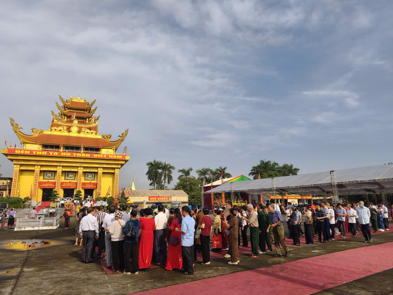 Công an xã Tiên La chủ động đảm bảo an ninh trật tự tại Đại lễ giỗ tổ họ Trần Việt Nam năm 2026