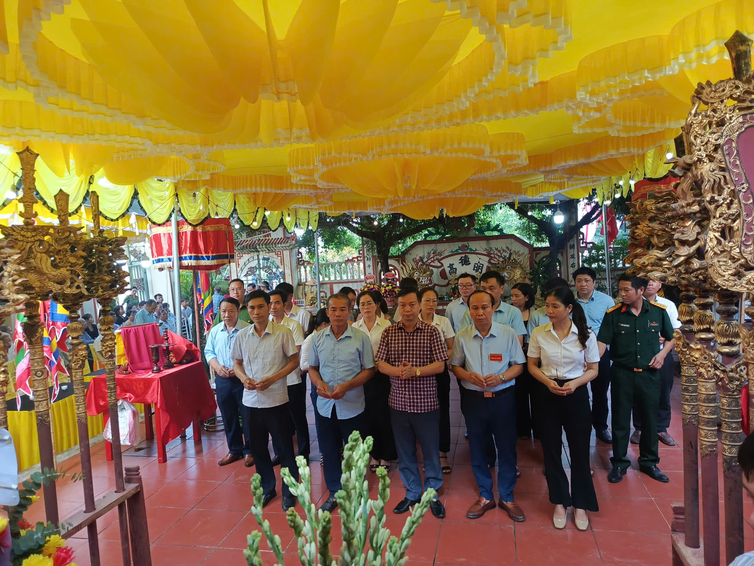 Công an xã Trà Giang chủ động bảo đảm an ninh, trật tự các hoạt động tín ngưỡng, tôn giáo