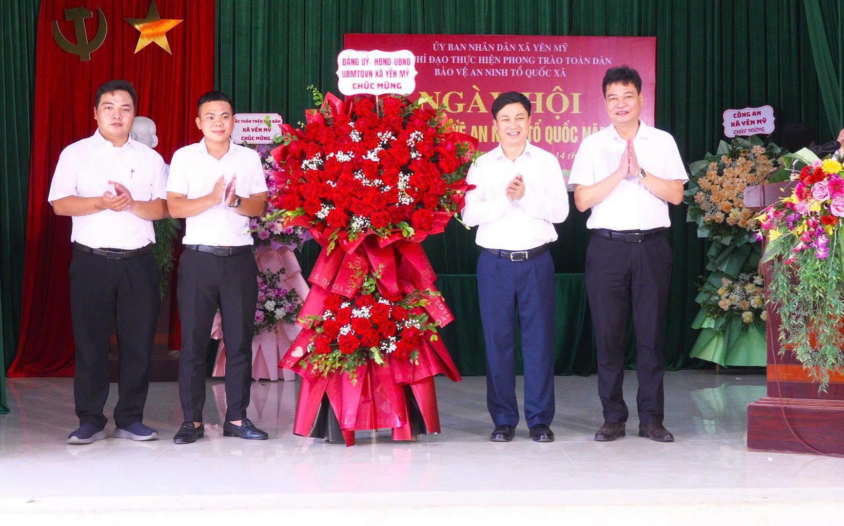 Công an xã Yên Mỹ tham mưu tổ chức Ngày hội “Toàn dân bảo vệ an ninh Tổ quốc” năm 2026 tại thôn Trai Trang