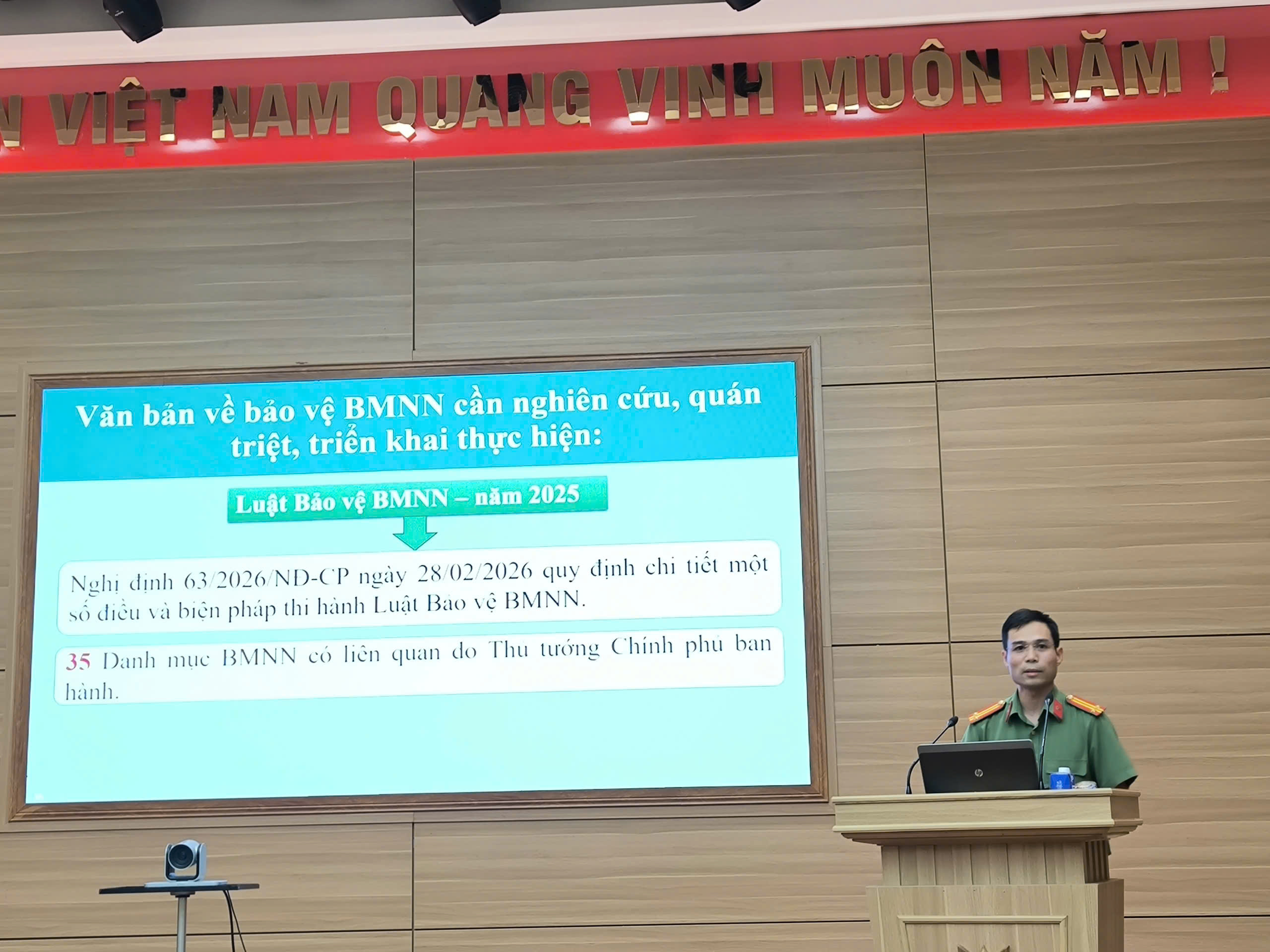 Phòng An ninh chính trị nội bộ tuyên truyền pháp luật về bảo vệ bí mật nhà nước cho cán bộ, công chức, viên chức các cơ quan, tổ chức trực thuộc Tỉnh ủy Hưng Yên
