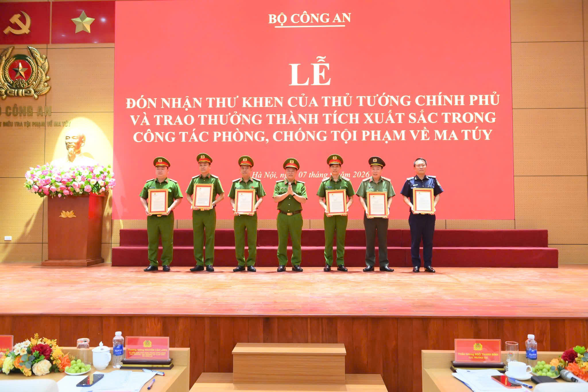 Phòng Cảnh sát điều tra tội phạm về ma túy Công an tỉnh Hưng Yên vinh dự nhận Thư khen của Thủ tướng Chính phủ