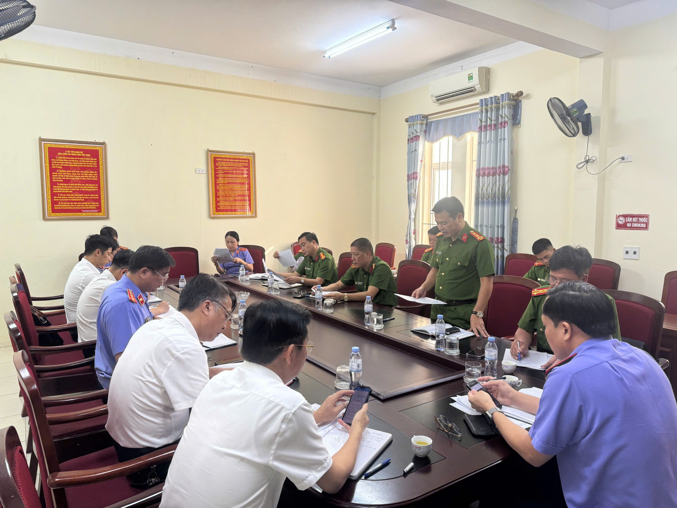 Đoàn kiểm tra liên ngành kiểm tra công tác quản lý giam, giữ và thi hành án Tử hình tại Trại tạm giam số 1