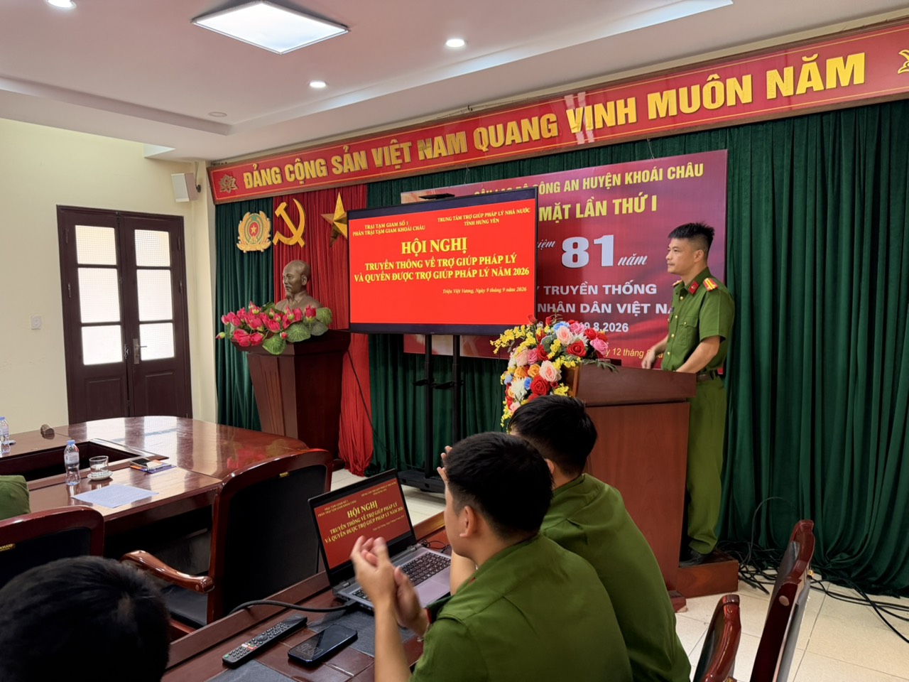 Bảo đảm quyền được trợ giúp pháp lý cho người bị tạm giữ, tạm giam tại Phân trại tạm giam Khoái Châu