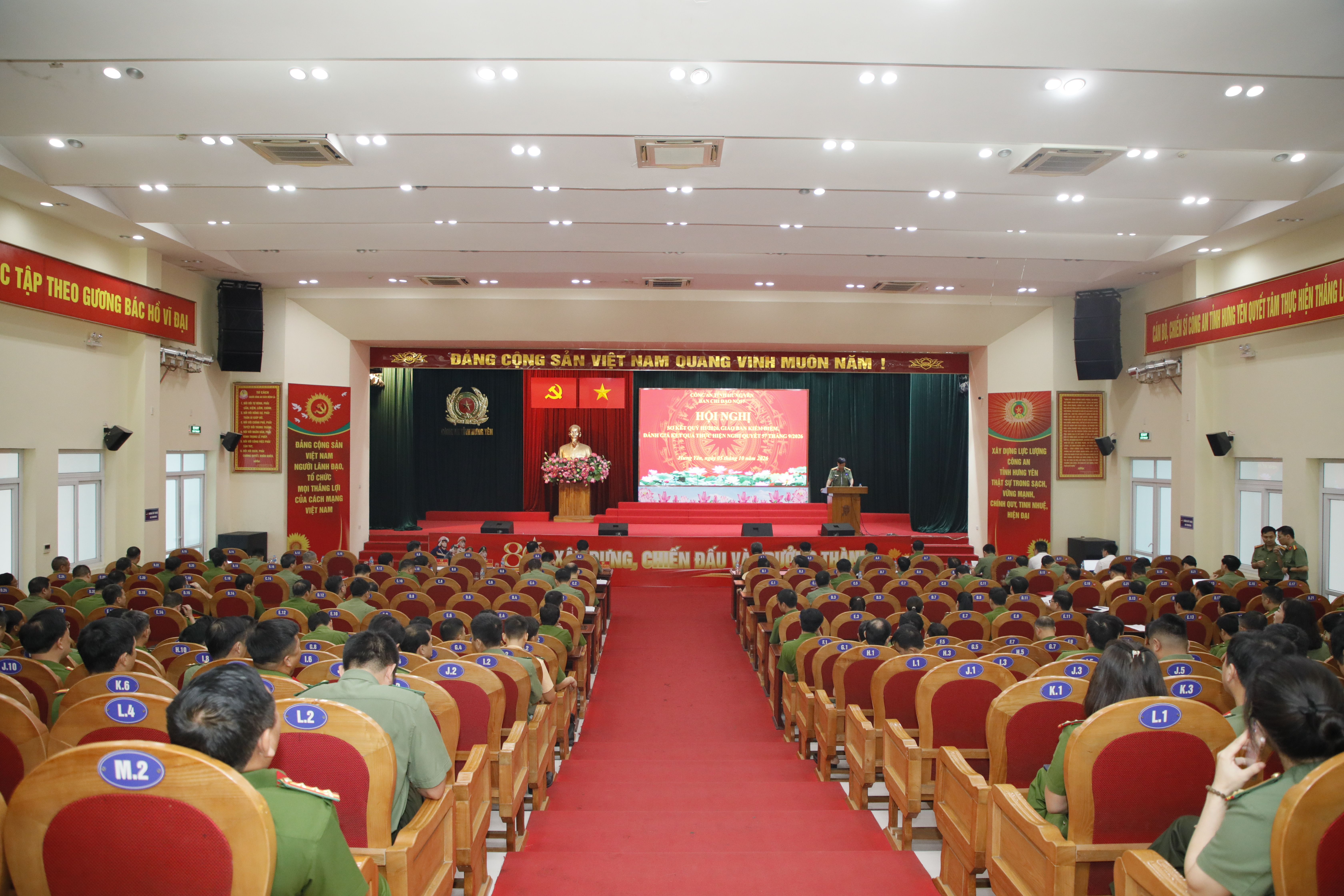 Công an tỉnh Hưng Yên giao ban, kiểm đếm nhiệm vụ thực hiện Nghị quyết 57 và Đề án 06 Quý III/2026