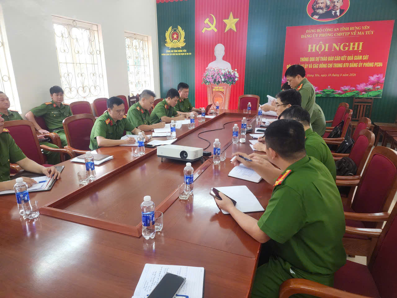 Hội nghị thông qua dự thảo báo cáo kết quả giám sát việc thực hiện công tác phòng, chống và kiểm soát ma túy tại Phòng Cảnh sát điều tra tội phạm về ma túy