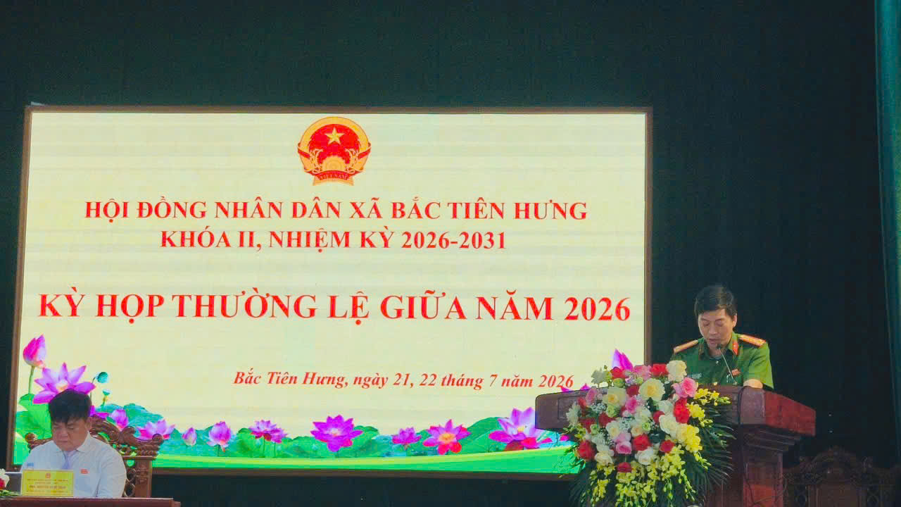 Công an xã Bắc Tiên Hưng chủ động tham mưu bảo đảm an ninh, trật tự phục vụ phát triển kinh tế - xã hội địa phương
