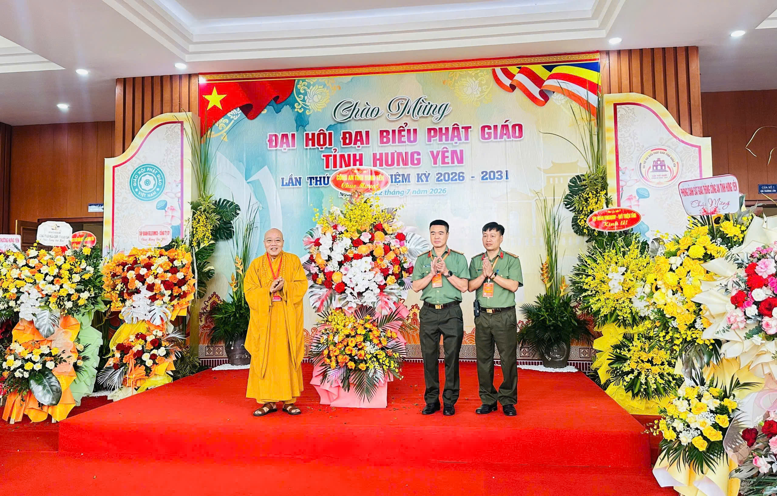 Phòng An ninh nội địa chủ động tham mưu, đảm bảo an ninh trật tự Đại hội đại biểu Phật giáo tỉnh Hưng Yên lần thứ I, nhiệm kỳ 2026 -2031