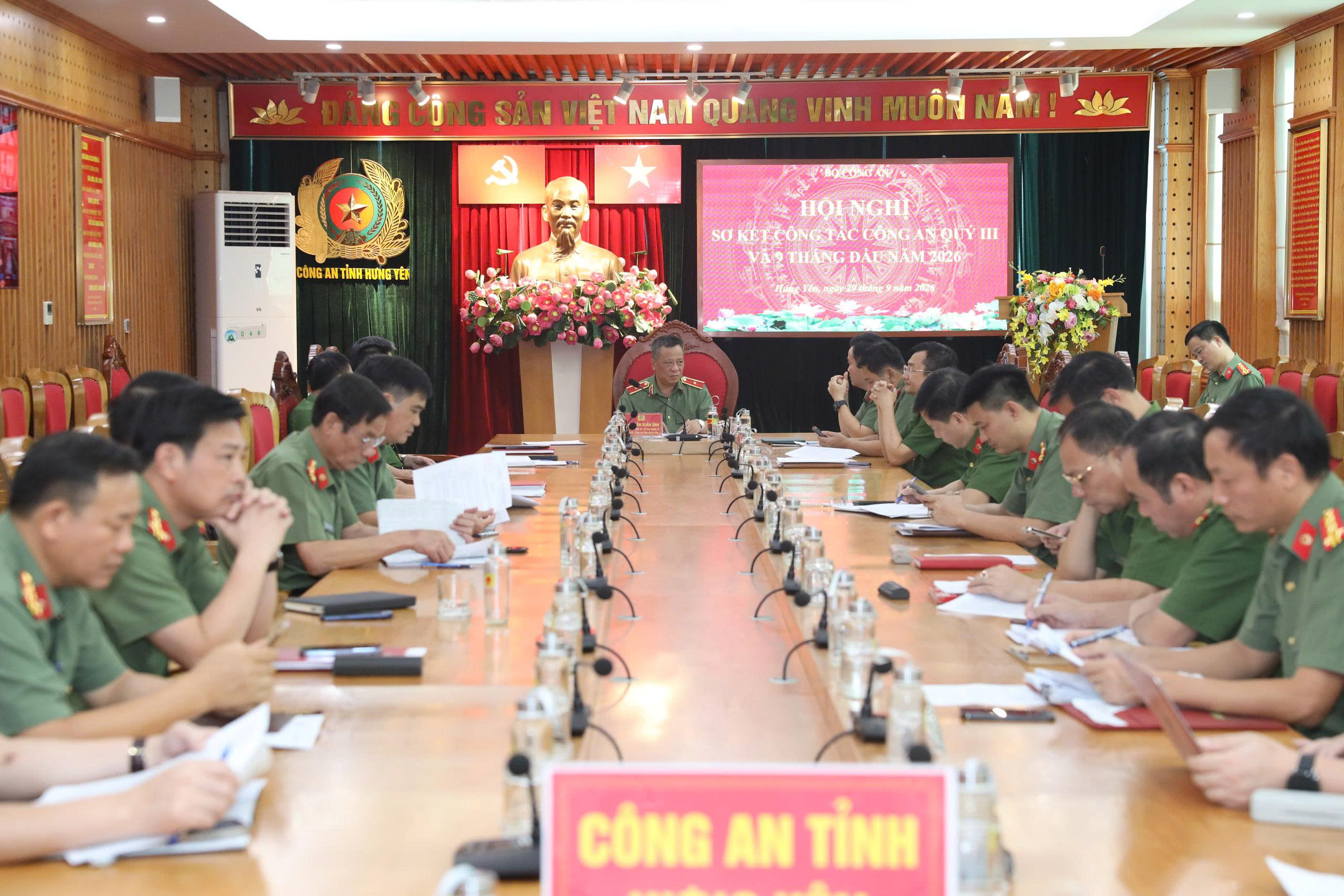 Bộ Công an tổ chức Hội nghị sơ kết công tác công an Quý III và 9 tháng đầu năm 2026.