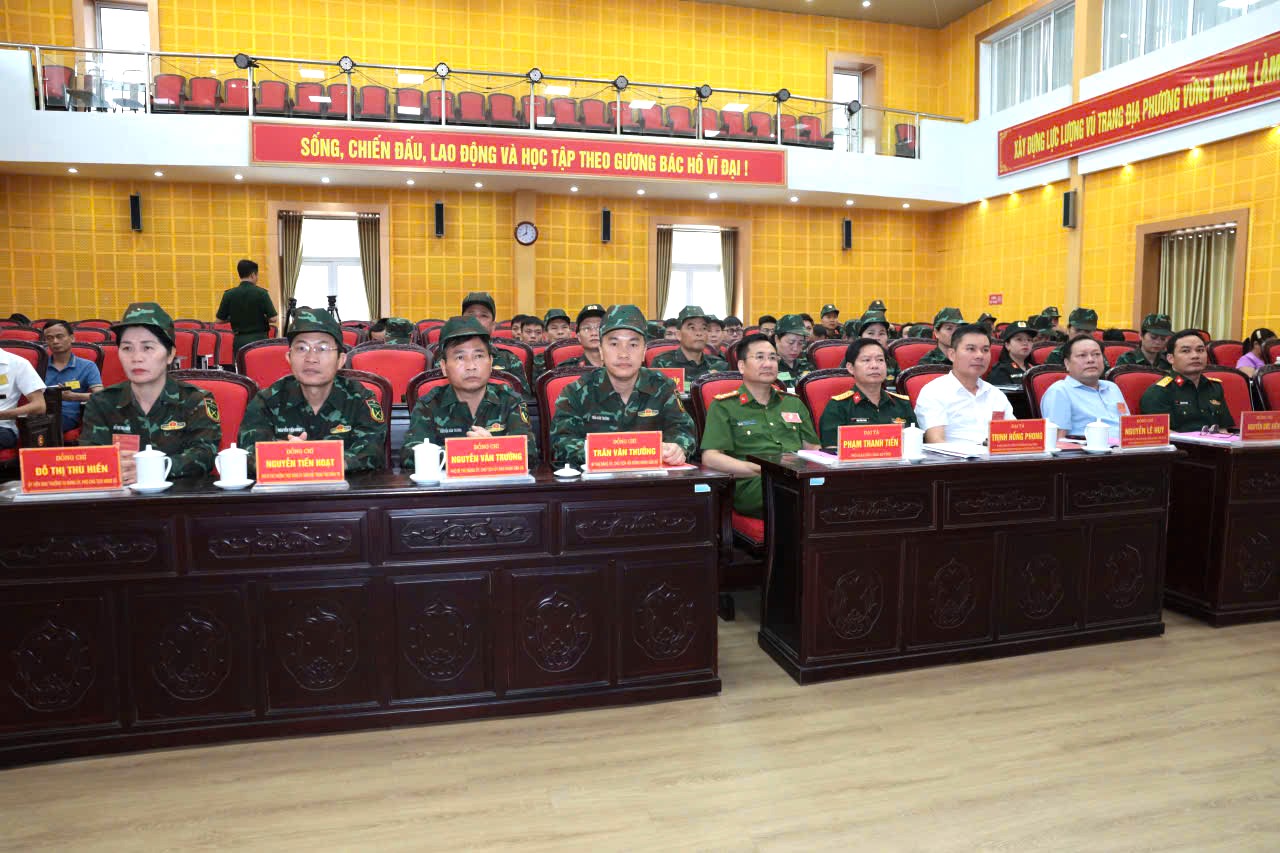 Xã Hưng Hà tổ chức diễn tập chiến đấu phòng thủ năm 2026