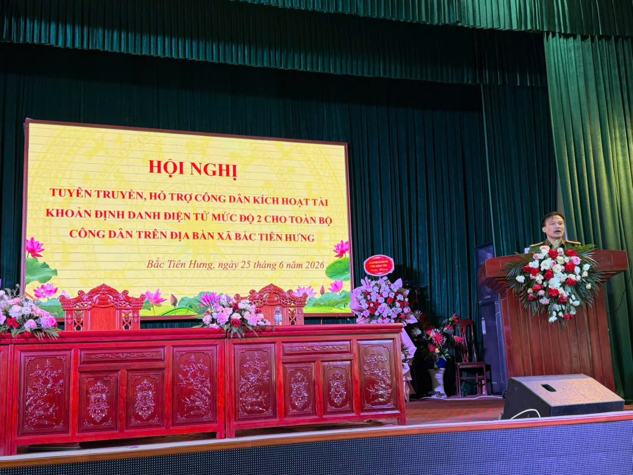 CÔNG AN XÃ BẮC TIÊN HƯNG TỔ CHỨC HỘI NGHỊ TUYÊN TRUYỀN, HỖ TRỢ KÍCH HOẠT TÀI KHOẢN ĐỊNH DANH ĐIỆN TỬ 