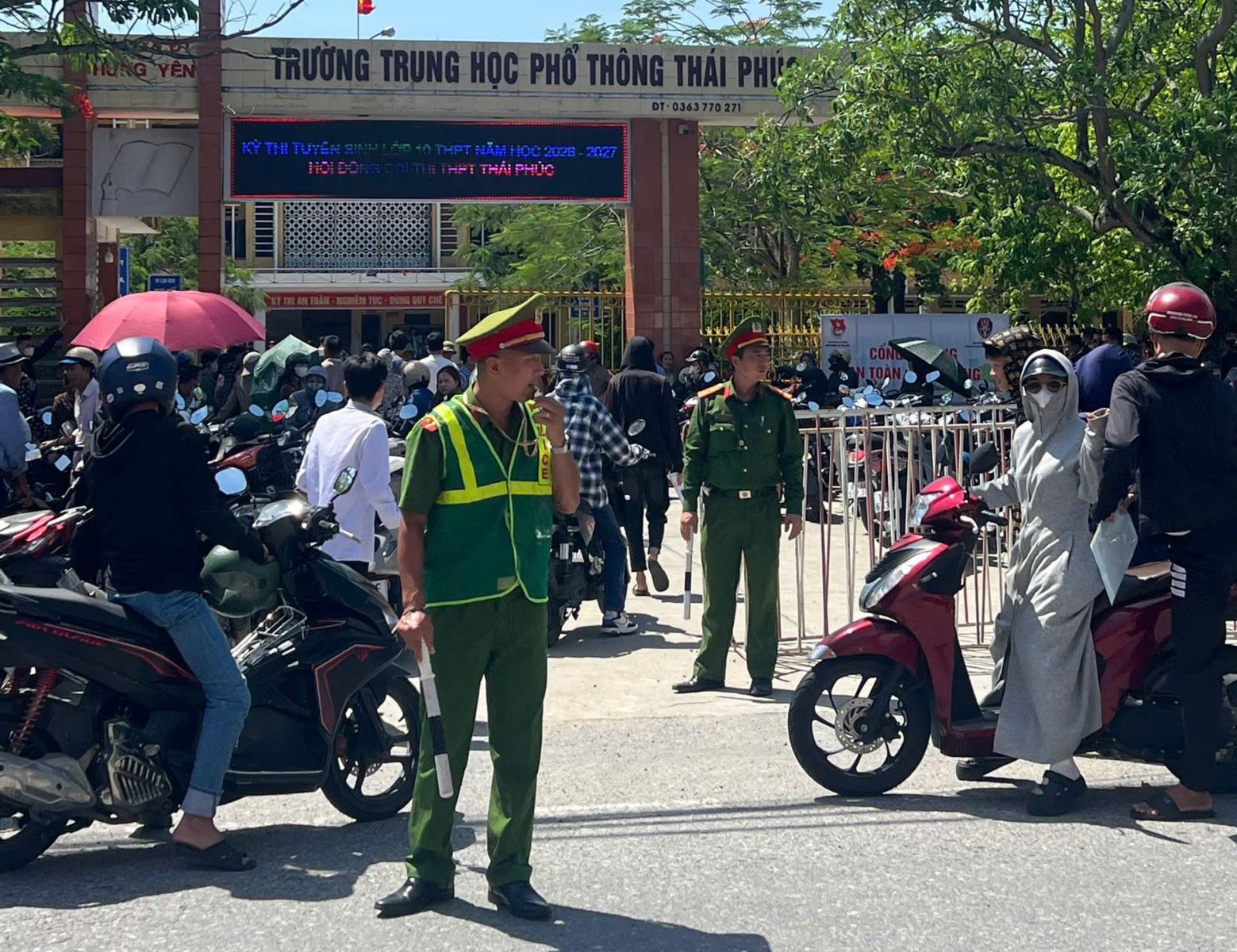 Công an xã Bắc Thái Ninh chủ động triển khai các biện pháp bảo đảm an ninh, an toàn kỳ thi tuyển sinh vào lớp 10 tại trường THPT Thái Phúc