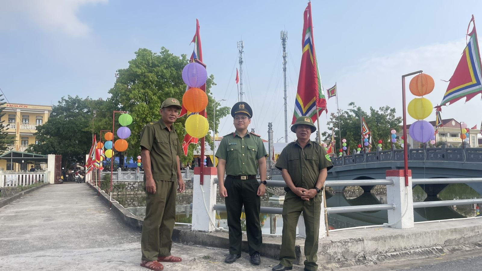 Công an xã Ái Quốc chủ động đảm bảo an ninh trật tự tại lễ hội  Đình Chính năm 2026