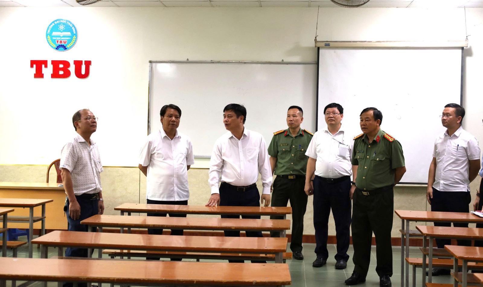 Kiểm tra công tác đảm bảo an ninh trật tự Kỳ thi tuyển sinh vào lớp 10 Trung học phổ thông năm học 2026-2027