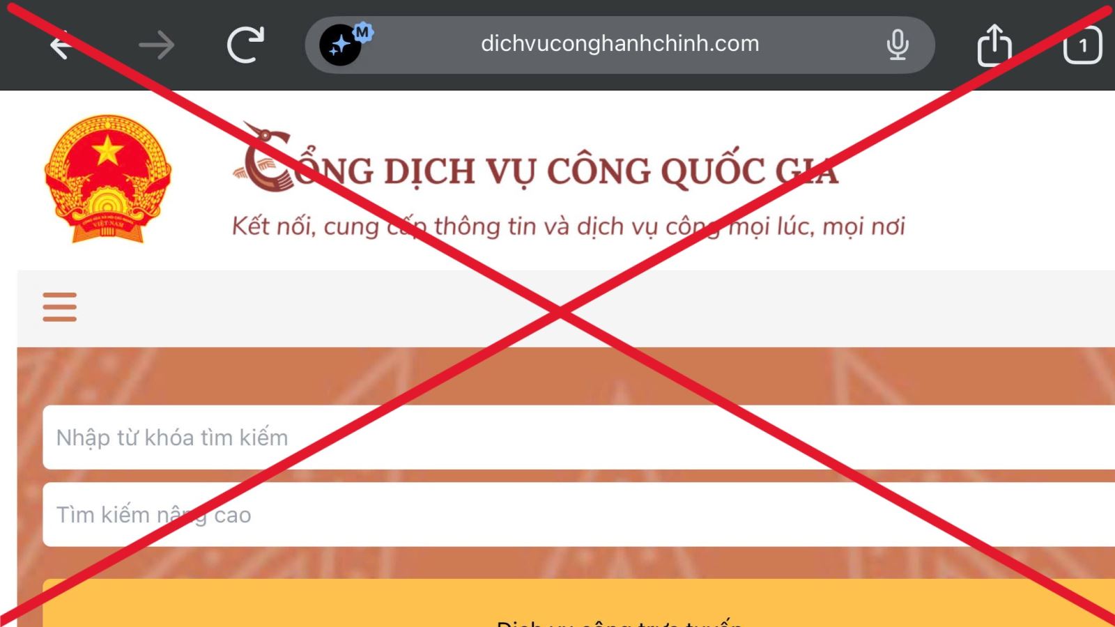 Cảnh báo thủ đoạn giả mạo các trang thông tin chính thống để lừa đảo chiếm đoạt tài sản