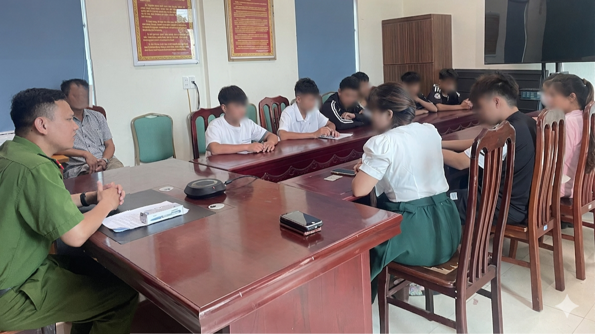 Công an xã Ái Quốc chủ động phòng ngừa, ngăn chặn tình trạng thanh thiếu niên vi phạm pháp luật 