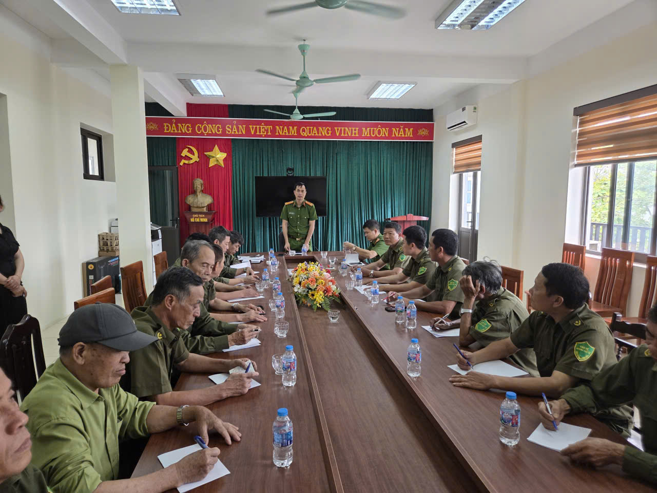 Công an xã Nghĩa Dân chủ động chuẩn bị cho Hội thi lực lượng tham gia bảo vệ an ninh trật tự ở cơ sở giỏi xã Nghĩa Dân (lần thứ I) năm 2026