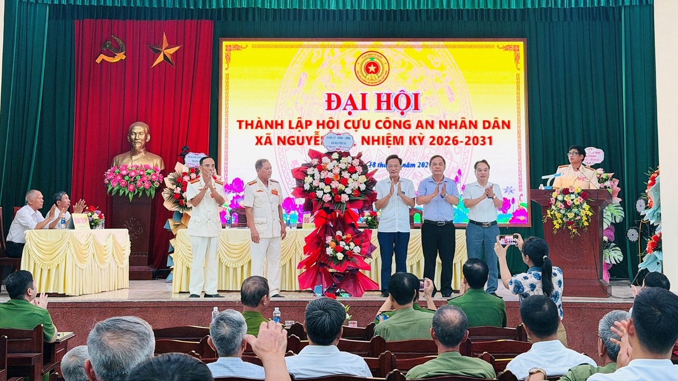 Đại hội thành lập Hội Cựu Công an nhân dân xã Nguyễn Du, nhiệm kỳ 2026 – 2031 - Dấu mốc mới của lực lượng Công an hưu trí xã Nguyễn Du