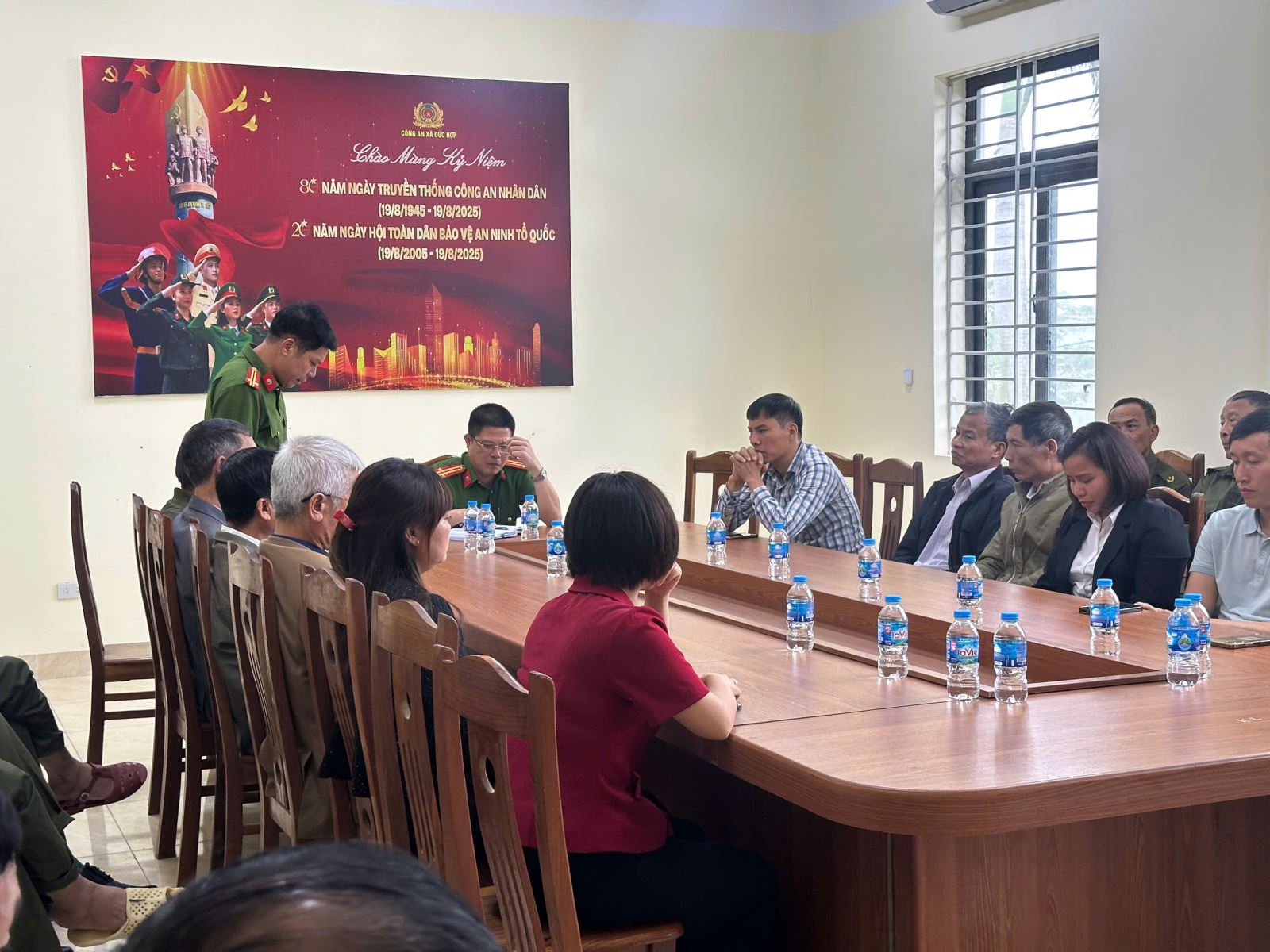 Công an xã Đức Hợp: Sơ kết 01 năm hoạt động của lực lượng tham gia bảo vệ an ninh, trật tự ở cơ sở 