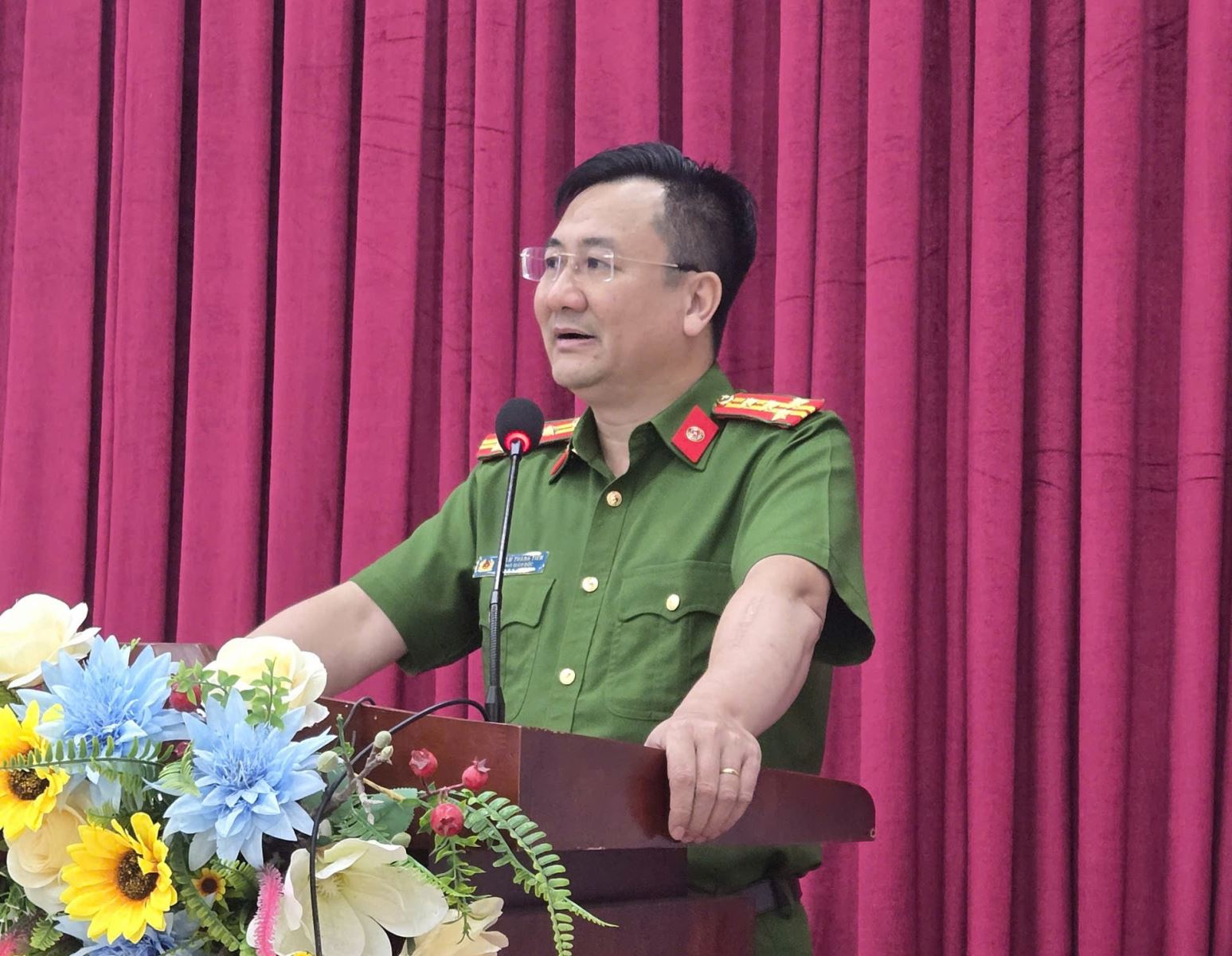 Cụm thi đua số 14 tổ chức Hội nghị sơ kết phong trào thi đua  “Vì an ninh Tổ quốc” 6 tháng đầu năm 2026