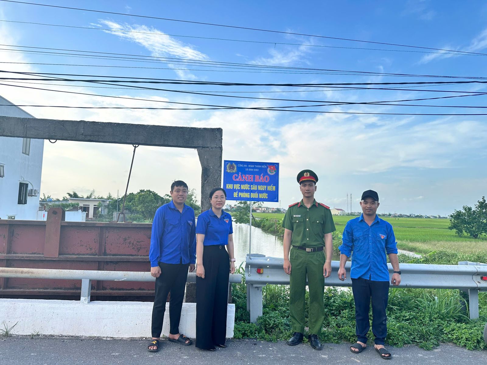 Công an xã Bình Định: Tăng cường cảnh báo nguy cơ đuối nước ở trẻ em dịp hè 2026
