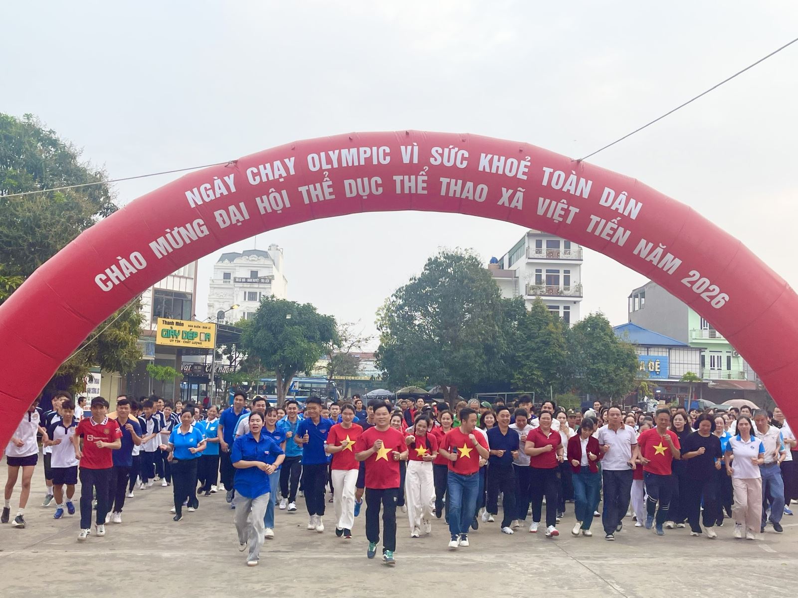 Công an xã Việt Tiến: Tham mưu tổ chức Ngày chạy Olympic năm 2026 