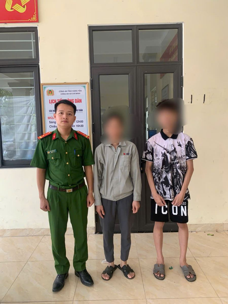 Công an xã Chí Minh hỗ trợ tìm kiếm trẻ bỏ nhà đi chơi