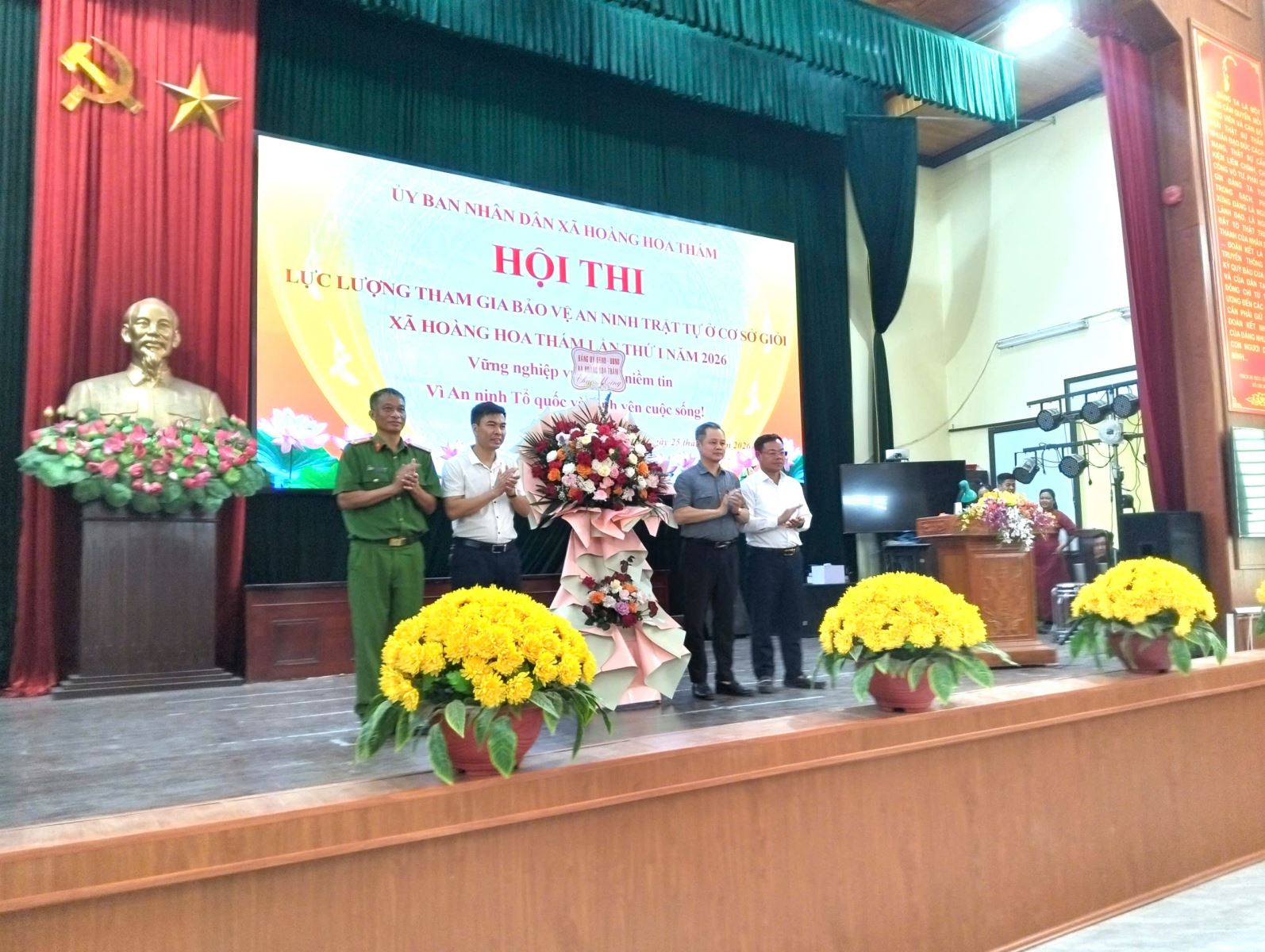 Công an xã Hoàng Hoa Thám tham mưu UBND xã tổ chức Hội thi lực lượng tham gia bảo vệ an ninh, trật tự giỏi năm 2026