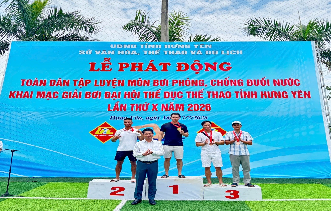 Đoàn vận động viên Công an tỉnh tiếp tục giành thành tích tại Đại hội Thể dục Thể thao tỉnh Hưng Yên lần thứ X năm 2026 