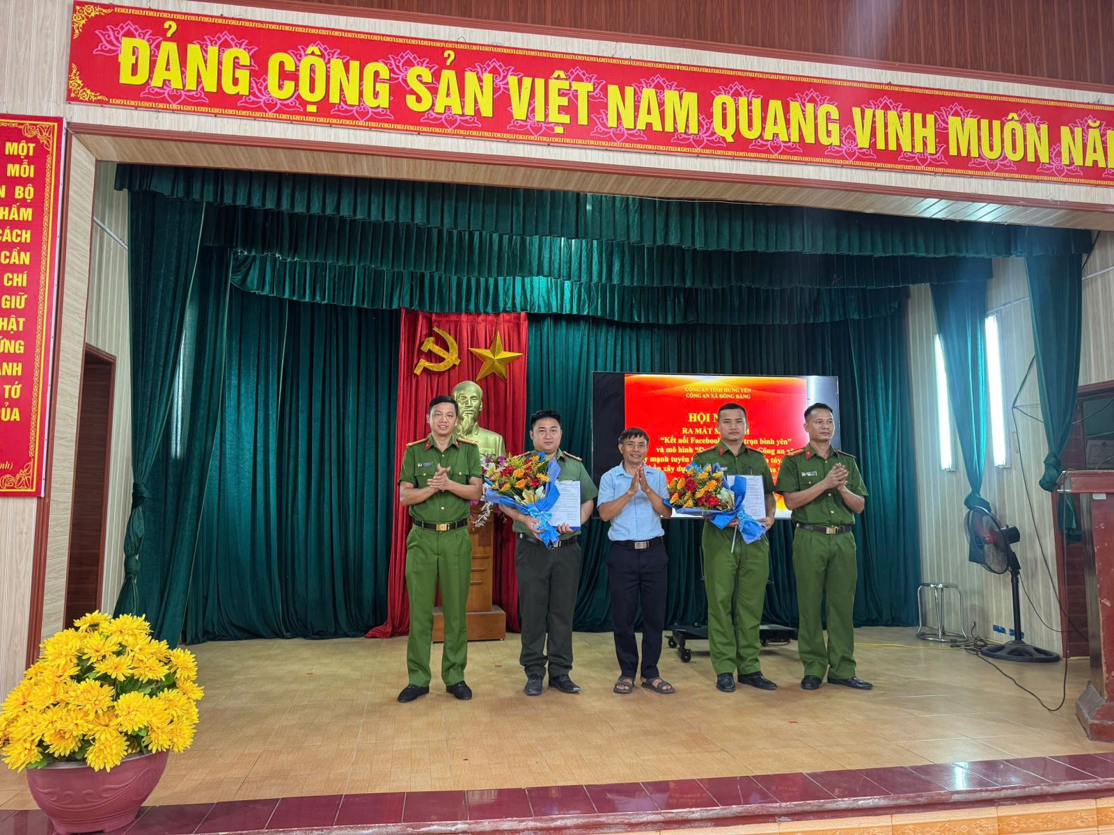 Công an xã Đồng Bằng ra mắt 02 mô hình tuyên truyền phổ biến pháp luật