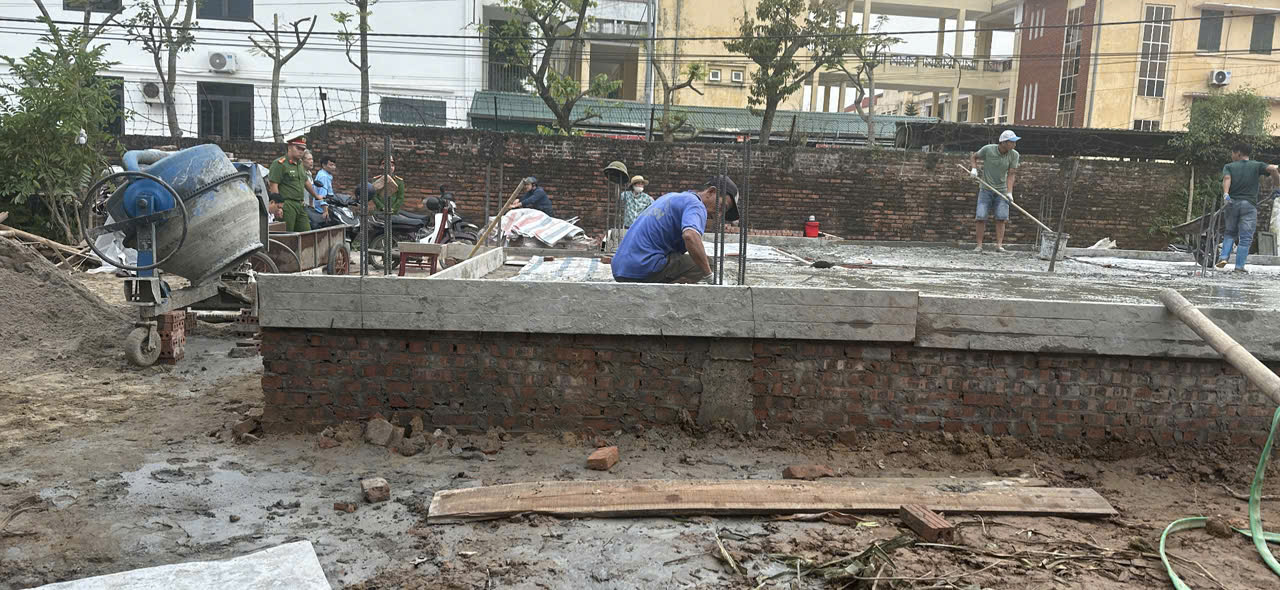 Công an xã Diên Hà tích cực, chủ động kiểm tra, rà soát, phát hiện, xử lý vi phạm về đất đai trên địa bàn