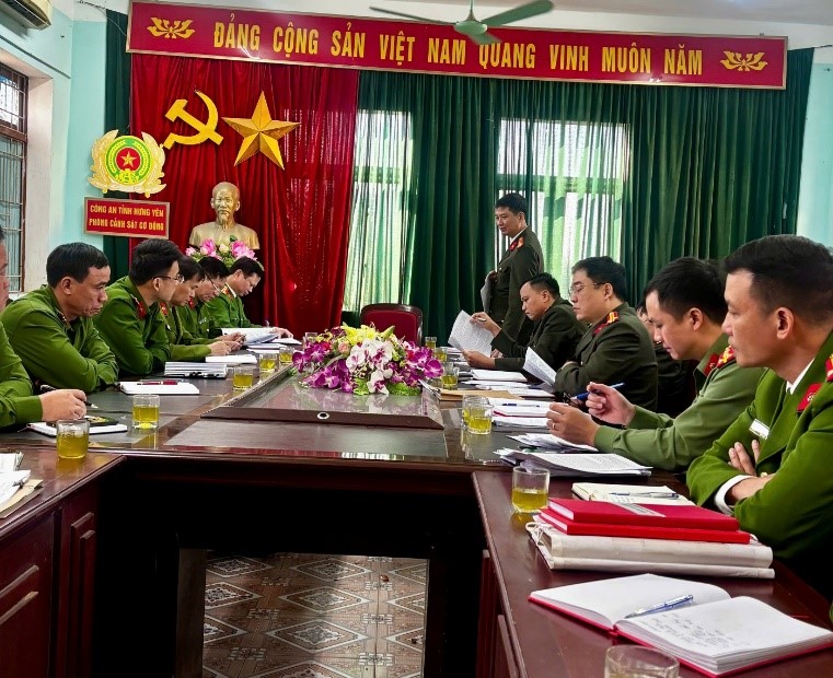 Triển khai giám sát việc thực hiện các quy định về thực hành tiết kiệm, chống lãng phí và Nghị quyết 185-NQ/ĐUCA của Đảng ủy Công an tỉnh