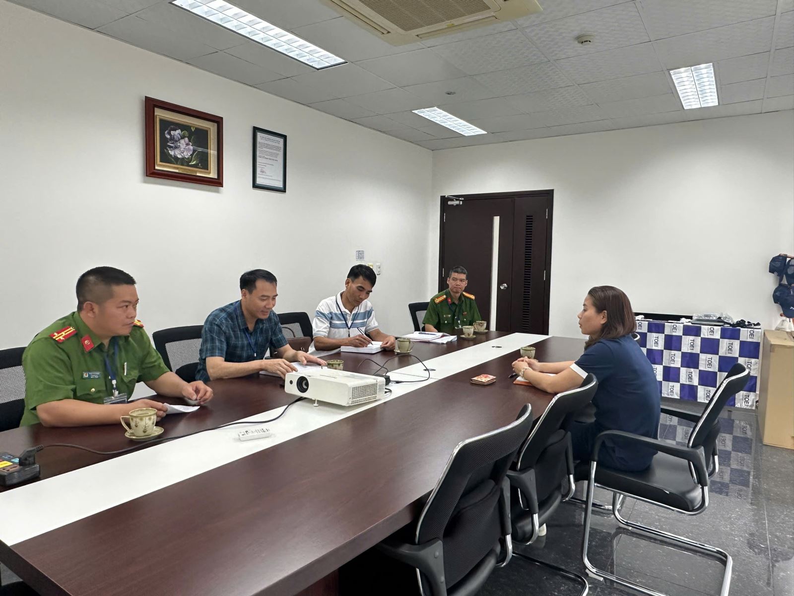 Công an tỉnh làm việc, trao đổi, tháo gỡ khó khăn vướng mắc với doanh nghiệp về công tác bảo đảm an ninh, trật tự, phòng cháy, chữa cháy tại Khu Công nghiệp Thăng Long II