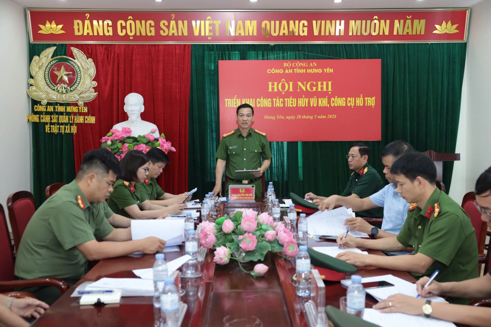 Hội nghị triển khai công tác tiêu hủy vũ khí, công cụ hỗ trợ