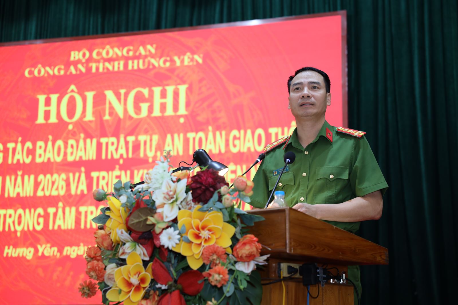 Công an tỉnh: Sơ kết công tác bảo đảm trật tự an toàn giao thông 6 tháng đầu năm 2026