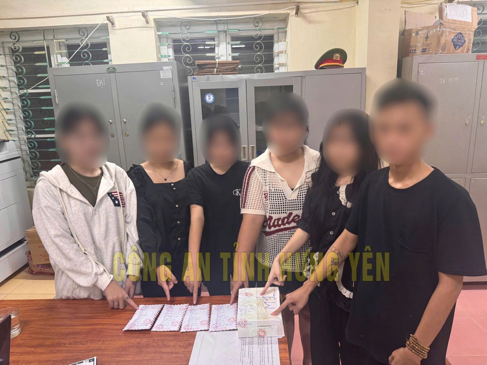 Công an phường Mỹ Hào phát hiện, bắt giữ các đối tượng tổ chức sử dụng trái phép chất ma túy