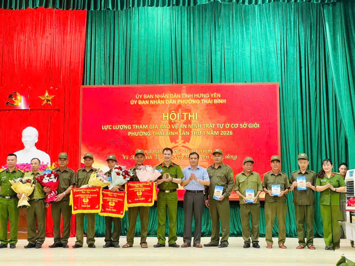 Công an phường Thái Bình: Sôi nổi hội thi lực lượng tham gia bảo vệ an ninh trật tự ở cơ sở giỏi
