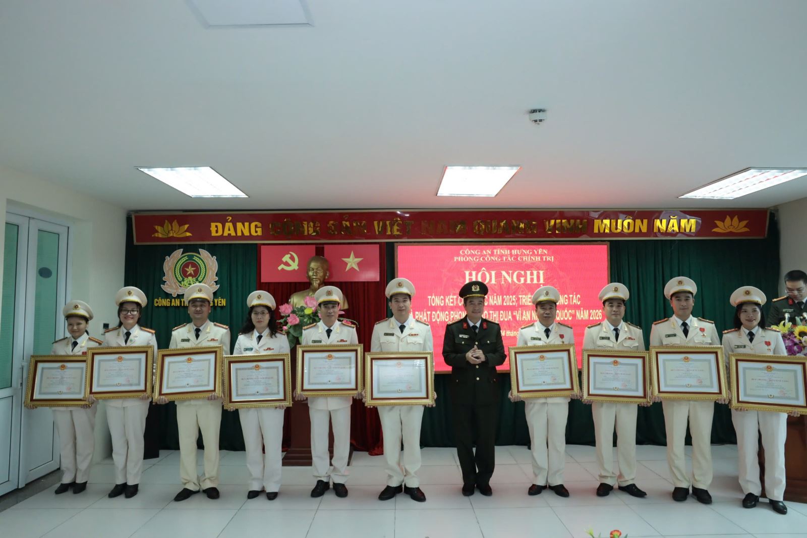 Phát huy hiệu quả Công tác chính trị, góp phần làm tốt công tác xây dựng lực lượng Công an tỉnh